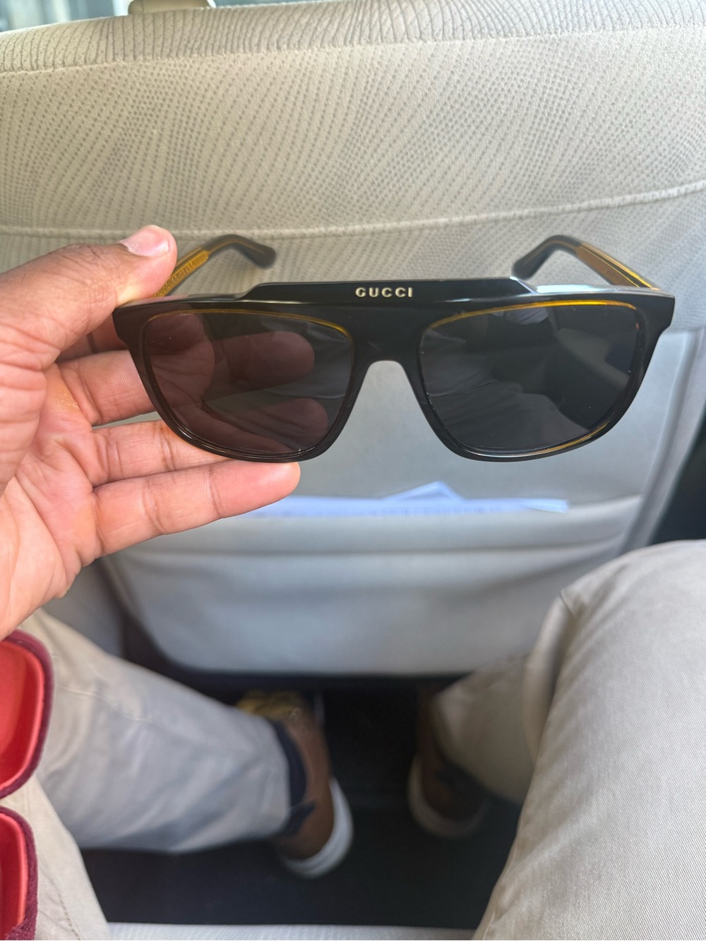 Gucci Burgundy sunglasses